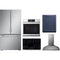 LG 5-Piece Package SRFB27S3 36 Counter-Depth Freestanding French-Door Smart Refrigerator and LSCE305ST 30 Smoothtop Electric Cooktop and WSES4728F 30 Electric Wall Oven and SDWD24P3 24 Integrated Dishwasher and LSHD3080ST 30 Hood