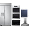 LG 5-Piece Package SRSXB2622S 42 Built In Side By Side Refrigerator and LSCE305ST 30 Smoothtop Electric Cooktop and WDES9428F 30 Smart Double Electric Wall Oven and SDWD24P3 24 Integrated Smart Dishwasher and LSHD3080ST 30 Wall Mount Smart Chimney Hood