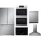 LG 5-Piece Package SRFB27S3 36 Counter-Depth Freestanding French-Door Smart Refrigerator and LSCE305ST 30 Smoothtop Electric Cooktop and LDPS6762S 24 Integrated Dishwasher and WDES9428F 30 Wall Oven and LSHD3080ST 30 Hood