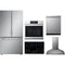 LG 5-Piece Package SRFB27S3 36 Counter-Depth Freestanding French-Door Smart Refrigerator and LSCE305ST 30 Smoothtop Electric Cooktop and LDPS6762S 24 Integrated Dishwasher and WSES4728F 30 Electric Wall Oven and LSHD3080ST 30 Hood