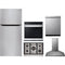 LG 5-Piece Package LRTLS2403S 33 Top Freezer Refrigerator and CBGS3028S 30 Gas Cooktop and WSEP4723F 30 Single Electric Smart Wall Oven and LDPH7972S 24 Integrated Smart Dishwasher and HCED3015S 30 Wall Mount Range Hood