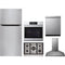 LG 5-Piece Package LRTLS2403S 33 Top Freezer Refrigerator and CBGS3028S 30 Gas Cooktop and WSES4728F 30 Smart Electric Single Wall Oven and LDPH7972S 24 Integrated Smart Dishwasher and HCED3015S 30 Wall Mount Range Hood