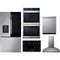 LG 5-Piece Package LRFOC2606S 36 Counter-Depth MAX™ Smart French-Door Refrigerator wi and LSCE305ST 30 Smoothtop Electric Cooktop and WDEP9427F 30 Wall Oven and LDPS6762S 24 Integrated Dishwasher and HCED3015S 30 Hood