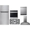 LG 5-Piece Package LRTLS2403S 33 Top Freezer Refrigerator and CBGJ3623S 36 Gas Cooktop and WSEP4723F 30 Single Electric Smart Wall Oven and LDPH7972S 24 Integrated Smart Dishwasher and HCED3615S 36 Wall Mount Range Hood