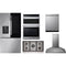 LG 5-Piece Package LRFOC2606S 36 Counter-Depth MAX™ Smart French-Door Refrigerator wi and CBGS3628S Cooktop and WCEP6427F 30 Combination Wall Oven and LDPS6762S 24 Integrated Dishwasher and HCED3615S 36 Hood