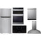 LG 5-Piece Package LTCS20020S 30 Top Freezer Refrigerator and LSCE365ST 36 Smoothtop Electric Cooktop and WCEP6423F 30 Built-In Smart Combination Wall Oven and LDPH7972S 24 Integrated Smart Dishwasher and HCED3615S 36 Wall Mount Range Hood