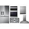 LG 5-Piece Package LRYKC2606S 36 Counter-Depth MAX™ Smart French-Door Refrigerator wi and CBGJ3623S 36 Gas Cooktop and WCEP6423F 30 Built-In Smart Combination Wall Oven and LDPH7972S 24 Integrated Smart Dishwasher and HCED3615S 36 Wall Mount Range Hood