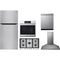 LG 5-Piece Package LRTLS2403S 33 Top Freezer Refrigerator and CBGJ3623S 36 Gas Cooktop and WSES4728F 30 Smart Electric Single Wall Oven and LDPH7972S 24 Integrated Smart Dishwasher and HCED3615S 36 Wall Mount Range Hood