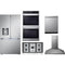 LG 5-Piece Package LRYXC2606S 36 Counter-Depth MAX™ Freestanding French-Door Smart Refrigerator wi and CBGJ3623S 36 Cooktop and WDEP9423F 30 Wall Oven and LDPH7972S 24 Integrated Dishwasher and HCED3615S 36 Hood