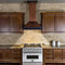 30 In. Convertible Vent Designer Series Wall Mount Range Hood In Hand-hammered Copper And Oil-rubbed Bronze