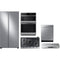 Samsung 5-Piece Package RS28A500ASR 36 Freestanding Side by Side Smart Refrigerator and NA36N7755TS 36 Cooktop and NK36N7000US 36 Under Cabinet Hood and NQ70CG600DSR 30 Combination Electric Wall Oven and DW80CG4051SR 24 Integrated Dishwasher