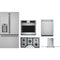 Cafe 5-Piece Package CYE22TP2MS1 36 Counter-Depth French-Door Smart Refrigerator and CGP95362MS1 36 Cooktop and CTS70DP2NS1 30 Wall Oven and CDT828P2VS1 24 Integrated Dishwasher and CVW73612MSS 36 Wall-Mount Glass Canopy Chimney Hood