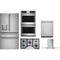 Cafe 5-Piece Package CVE28DP2NS1 36 4-Door French-Door Smart Refrigerator and CGP95362MS1 36 Cooktop and CTD70DP2NS1 30 Double Convection Electric Wall Oven and CDT828P2VS1 24 Integrated Dishwasher and CVW73612MSS 36 Wall-Mount Glass Canopy Chimney Hood