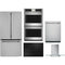 Cafe 5-Piece Package CWE19SP2NS1 33 Counter-Depth Refrigerator and CEP90301TBB 30 Electric Cooktop and CTD70DP2NS1 30 Double Convection Electric Wall Oven and CDT828P2VS1 24 Integrated Dishwasher and CVW73012MSS 30 Wall-Mount Glass Canopy Chimney Hood