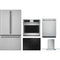 Cafe 5-Piece Package CWE23SP2MS1 36 Counter-Depth French-Door Smart Refrigerator and CEP90301TBB 30 Electric Cooktop and CTS70DP2NS1 30 Wall Oven and CDT828P2VS1 24 Integrated Dishwasher and CVW73012MSS 30 Wall-Mount Glass Canopy Chimney Hood