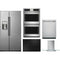 Cafe 5-Piece Package CZS22MP2NS1 36 Counter-Depth Freestanding Side by Side Refrigerator and CEP90301TBB 30 Electric Cooktop and CTD70DP2NS1 30 Double Convection Electric Wall Oven and CDT828P2VS1 24 Integrated Dishwasher and CVW73012MSS 30 Wall-Mount
