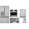 Cafe 5-Piece Package CFE28TP2MS1 36 French-Door Smart Refrigerator and CGP95362MS1 36 Cooktop and CTS70DP2NS1 30 Wall Oven and CDT828P2VS1 24 Integrated Dishwasher and CVW73612MSS 36 Wall-Mount Glass Canopy Chimney Hood