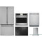 Cafe 5-Piece Package CWE19SP2NS1 33 Counter-Depth French-Door Smart Refrigerator and CHP90301TBB 30 Cooktop and CTS70DP2NS1 30 Wall Oven and CDT828P2VS1 24 Integrated Dishwasher and CVW73012MSS 30 Wall-Mount Glass Canopy Chimney Hood
