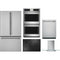 Cafe 5-Piece Package CWE23SP2MS1 36 Counter-Depth Refrigerator and CHP90301TBB 30 Cooktop and CTD70DP2NS1 30 Double Convection Electric Wall Oven and CDT828P2VS1 24 Integrated Dishwasher and CVW73012MSS 30 Wall-Mount Glass Canopy Chimney Hood