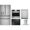 Cafe 5-Piece Package CVE28DP2NS1 36 4-Door French-Door Smart Refrigerator and CHP90301TBB 30 Cooktop and CTS70DP2NS1 30 Wall Oven and CDT828P2VS1 24 Integrated Dishwasher and CVW73012MSS 30 Wall-Mount Glass Canopy Chimney Hood