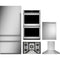 Monogram 5-Piece Package ZIC363NBVLH 36 Panel-Ready Built-In Bottom Freezer Smart Refrigerator and ZGU30RSLSS 30 Cooktop and ZTD90DPSNSS 30 Double Convection Electric Wall Oven and ZDT925SPNSS 24 Integrated Dishwasher and ZVW8301SWSS 30 Hood