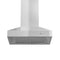 42 In. Professional Ducted Vent Wall Mount Range Hood In Stainless Steel