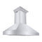 48 In. Professional Ducted Wall Mount Range Hood In Stainless Steel With Crown Molding