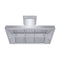 48 In. Professional Ducted Wall Mount Range Hood In Stainless Steel With Crown Molding