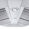 48 In. Professional Ducted Wall Mount Range Hood In Stainless Steel With Crown Molding