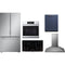 LG 5-Piece Package SRFB27S3 36 Counter-Depth Freestanding French-Door Smart Refrigerator and LSCE365ST 36 Smoothtop Electric Cooktop and WSES4728F 30 Electric Wall Oven and SDWD24P3 24 Integrated Dishwasher and LSHD3680ST 36 Hood