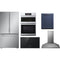LG 5-Piece Package SRFB27S3 36 Counter-Depth Freestanding French-Door Smart Refrigerator and CBIS3618BE 36 Cooktop and WCES6428F 30 Combination Wall Oven and SDWD24P3 24 Integrated Dishwasher and LSHD3680ST 36 Hood