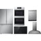 LG 5-Piece Package SRFB27S3 36 Counter-Depth Freestanding French-Door Smart Refrigerator and CBIS3618BE 36 Cooktop and LDPS6762S 24 Integrated Dishwasher and WDES9428F 30 Wall Oven and LSHD3680ST 36 Hood