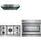 Verona 3-Piece Package VDGCT536FSS 36 Inch Gas Cooktop and VEBIG30NSS 30 Inch Built-In Single Gas Wall Ove and VEHOOD3610 36 Inch Under Cabinet Range Hoo
