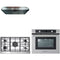 Verona 3-Piece Package VDGCT536FSS 36 Inch Gas Cooktop and VEBIEM3024NSS 30 Inch Single Convection Electric Wall Ove and VEHOOD3610 36 Inch Under Cabinet Range Hoo