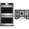Cafe 2-Piece Package CGP70302NS1 Natural Gas Cooktop and CTD70DP2NS1 30 Inch Double Convection Smart Electric Wall Oven