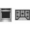 Kitchen Aid  2-Piece Package KCGS350ESS 30 Inch Gas Cooktop and KOSC504PPS 24 Inch Single Convection Smart Electric Wall Oven