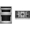 Kitchen Aid  2-Piece Package KCGS956ESS 36 Inch Gas Cooktop and KOEC530PSS 30 Inch Built-In Combination Microwave Wall Oven