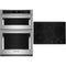 Kitchen Aid  2-Piece Package KCES950KSS 30 Inch Electric Cooktop and KOEC530PSS 30 Inch Built-In Combination Microwave Wall Oven