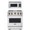 Viking 2-Piece Package VGIC53024BSS 30 Inch Freestanding Professional Gas Range and VMOR506SS 30 Inch Convection Microwave Hood