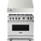 Viking 2-Piece Package VGR5366BSSLP 36 Inch Freestanding Professional Gas Range and VWH536481SS 36 Inch Wall Mount Range Hood