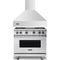 Viking 2-Piece Package VGR5364GSS 36 Inch Freestanding Professional Gas Range and VCWH53648SS 36 Inch Wall Mount Range Hood