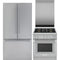 Thermador 3-Piece Package T36FT820NS 36 Inch Freestanding French Door Smart Refrigerator and PRD304WHU 30 Inch Freestanding Professional Dual Fuel Range and DWHD640EFP 24 Inch Fully Integrated Smart Dishwasher