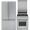 Thermador 3-Piece Package T36FT820NS 36 Inch Freestanding French Door Smart Refrigerator and PRD305WHU 30 Inch Freestanding Professional Dual Fuel Range and DWHD640EFP 24 Inch Fully Integrated Smart Dishwasher