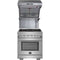 Forno 2-Piece Package FFSGS618730 Freestanding Dual Fuel Range and FRHWM502930HB Wall Mount Range Hood