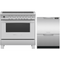 Fisher & Paykel 2-Piece Package OR36SCI6X1 & Paykel 36 Inch Freestanding Induction Range and DD24DCTX9N & Paykel 24 Inch Full Console Double DishDrawer