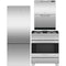 Fisher & Paykel 3-Piece Package RF135BRPX6N 25 Inch Counter Depth Freestanding Bottom Mount Refrigerator and OR30SDG4X1 30 Inch Freestanding Gas Range and DD24DAX9N 24 Inch Full Console Double DishDrawer™
