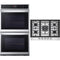LG 2-Piece Package CBGJ3027S 30 Inch Gas Smart Cooktop and WDEP9423F 30 Inch Double Electric Smart Wall Oven