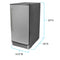 AVANTI IME49U3SIS Avanti ELITE Built-in or Freestanding Ice Maker, 15"