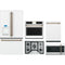 Cafe 5-Piece Package CFE28TP4MW2 36 French-Door Smart Refrigerator and CTS90DP4NW2 30 Wall Oven and CDT858P4VW2 24 Integrated Dishwasher and CGP95302MS1 30 Cooktop and CVM517P4RW2 30 Over-the-Range Convection Microwave Oven