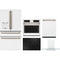 Cafe 5-Piece Package CXE22DP4PW2 36 Counter-Depth 4-Door French-Door Smart Refrigerator and CTS90DP4NW2 30 Wall Oven and CDT858P4VW2 24 Integrated Dishwasher and CEP90301TBB 30 Electric Cooktop and CVW73014MWM 30 Wall-Mount Glass Canopy Chimney Hood